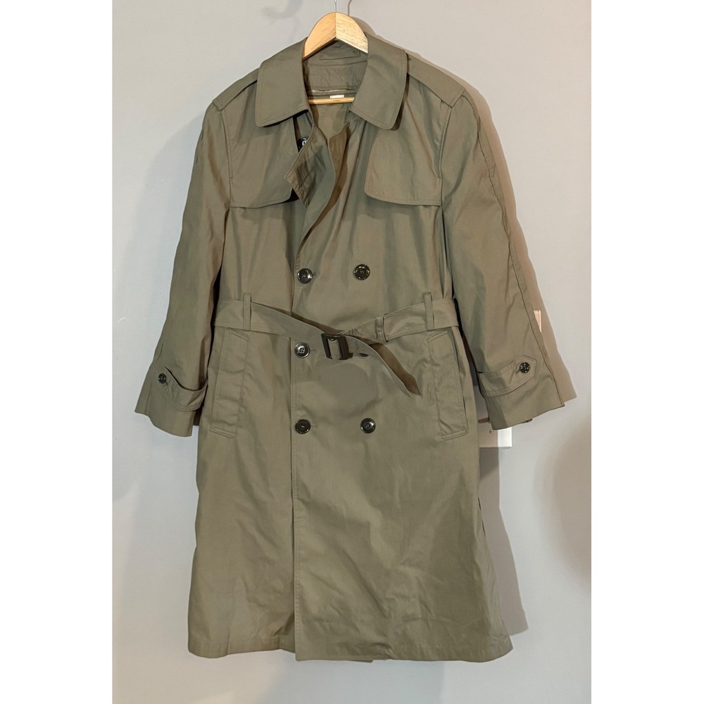 US Military‎ DSCECS Trench Coat Double Breasted Belted winter liner40S